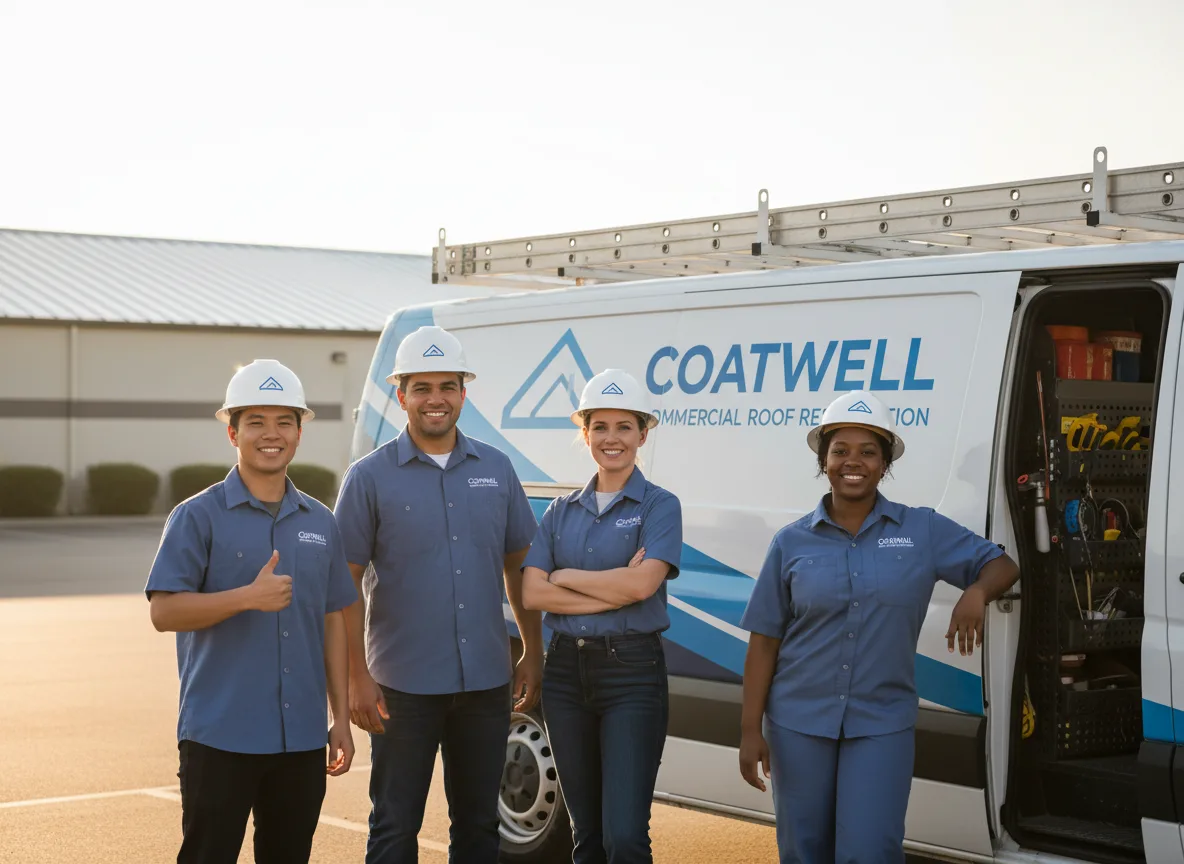 Commercial roof coating company in Hostetter, PA